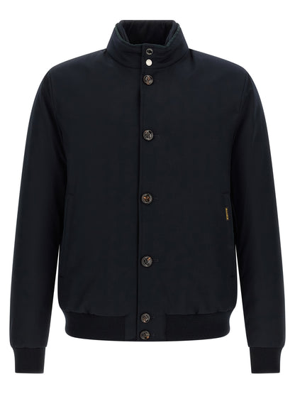 MooRER Blue Wool Bomber