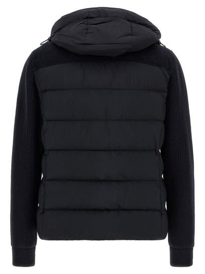 MooRER Blue Wool Full-Length Jacket