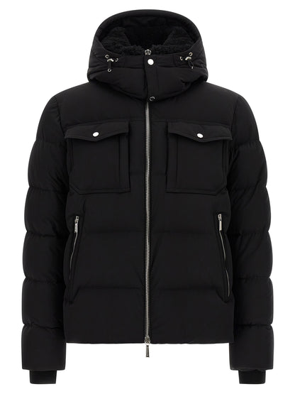 MooRER Black Wool Bomber