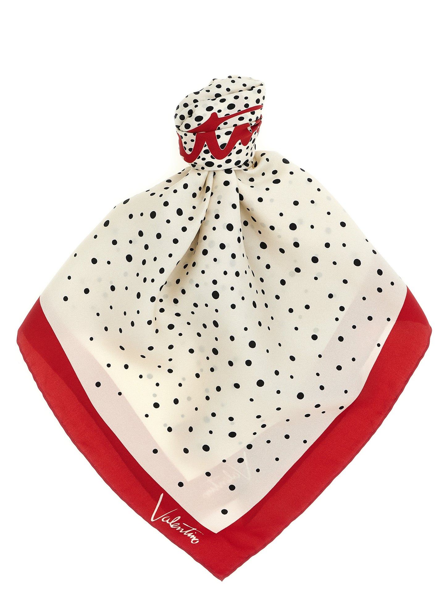 Scarf by Valentino Garavani for women in silk multicolor & print presents a effortlessly chic silhouette, artfully capturing the essence of the effortlessly chic Silk Scarf design for a sophisticated look.