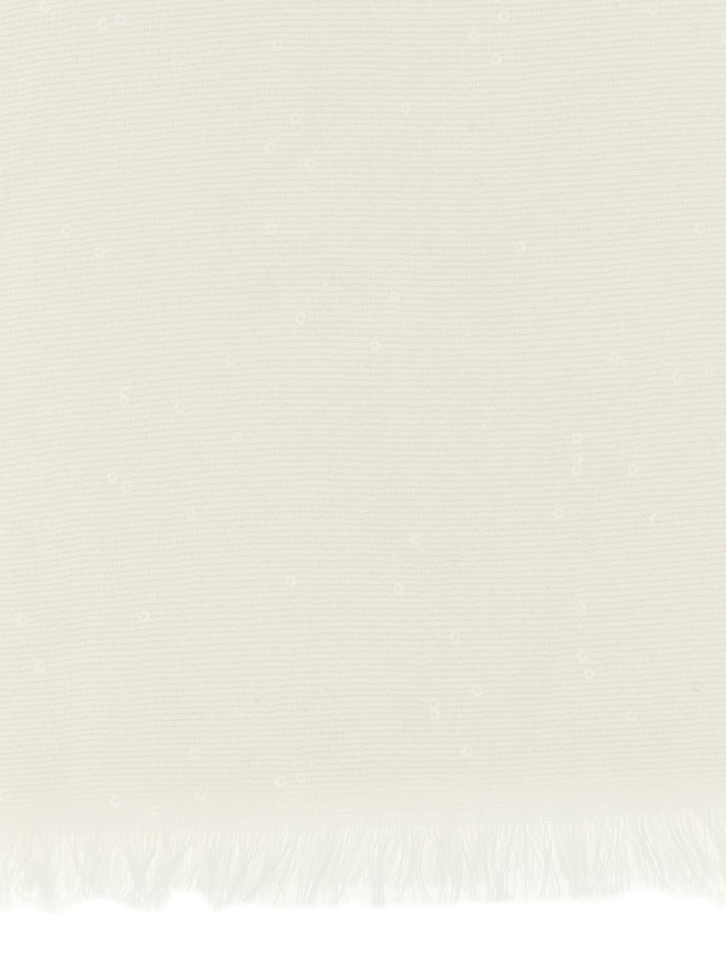 Brunello Cucinelli White Cashmere Scarf