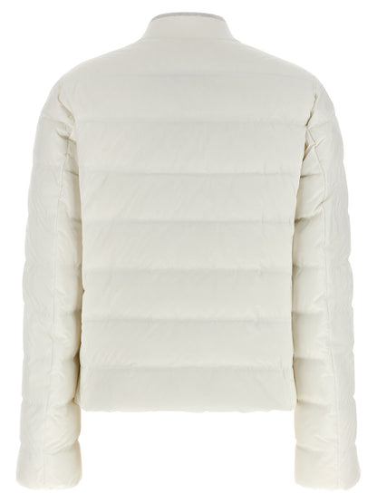 Brunello Cucinelli White Polyester Full-Length Jacket
