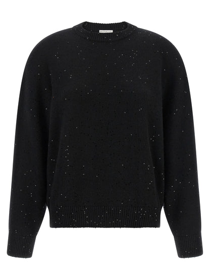 Brunello Cucinelli Black Cashmere Cardigan