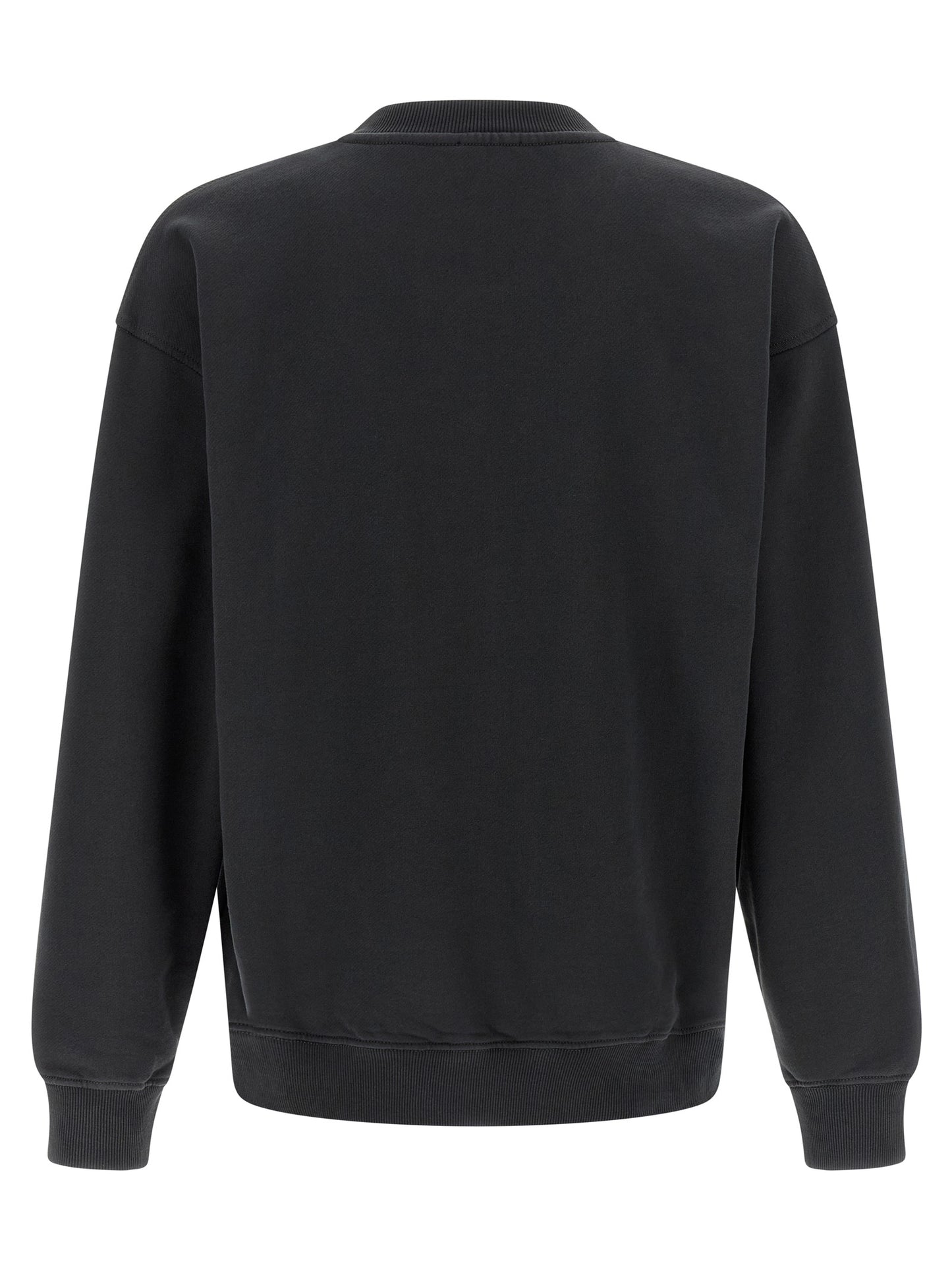Sweatshirt by Diesel for men in organic cotton black & print presents a smart casual silhouette, featuring a smart casual crew neckline and for a sophisticated look.