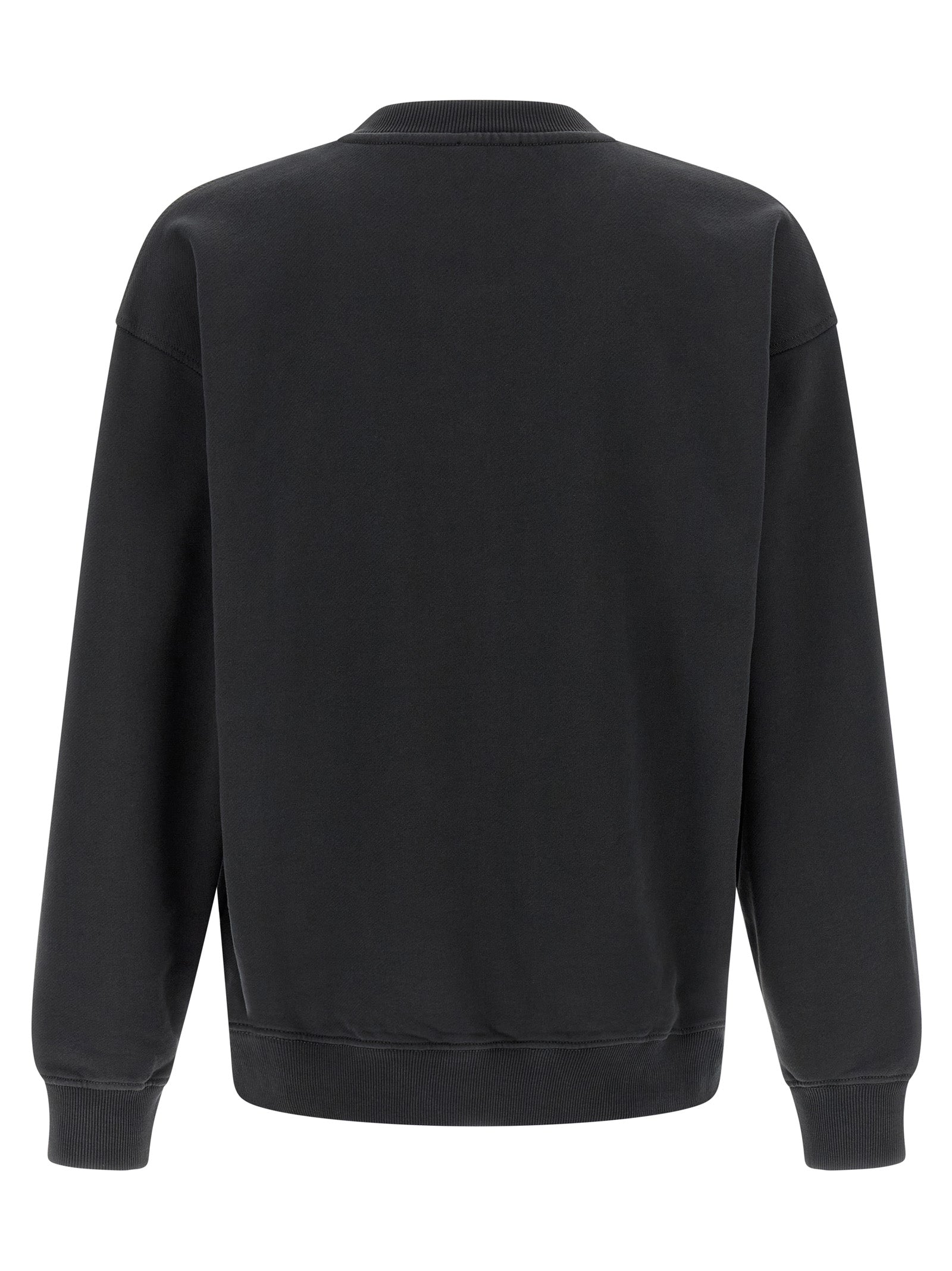 Sweatshirt by Diesel for men in organic cotton black & print presents a smart casual silhouette, featuring a smart casual crew neckline and for a sophisticated look.