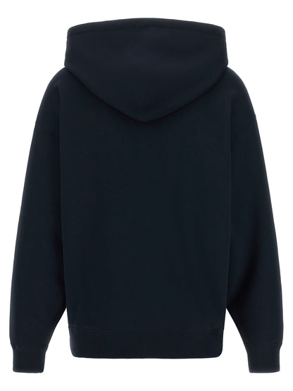 Jil Sander Blue Cotton Sweatshirt