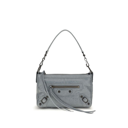 Balenciaga Gray Lamb Ovis Aries Aries Handbag