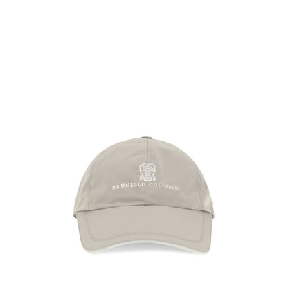 Brunello Cucinelli Bicolor Polyester Cap (Baseball Hat)
