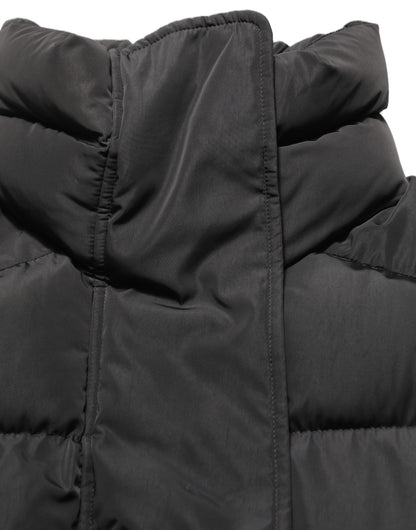 Dolce & Gabbana Women's Padded Nylon & Polyester Puffer Jacket - Black