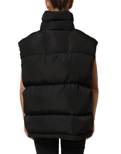 Dolce & Gabbana Women's Padded Nylon & Polyester Puffer Jacket - Black
