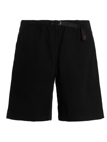 Gramicci Men's Organic Cotton Twill Bermuda Shorts - Black Signature