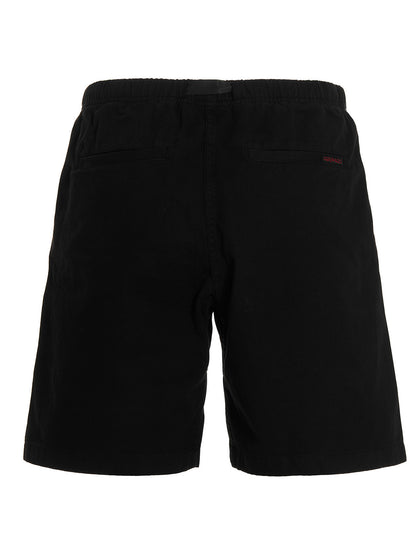 Gramicci Men's Organic Cotton Twill Bermuda Shorts - Black Signature