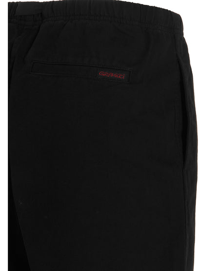 Gramicci Men's Organic Cotton Twill Bermuda Shorts - Black Signature