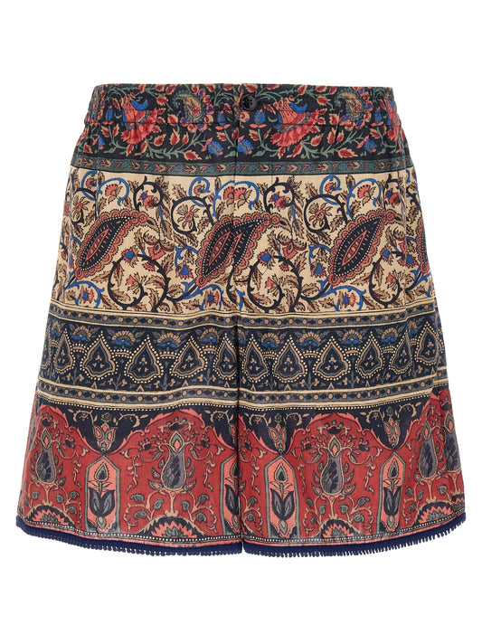 Bermuda Shorts by Valentino Garavani for men in cotton multicolor & print features a eye catching and short with a eye catching .