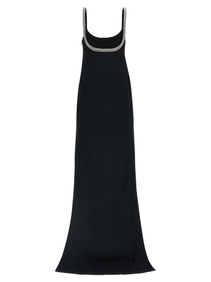 Tom Ford Black Acetate Long Dress