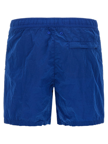 Stone Island Blue Polyamide Swim Shorts