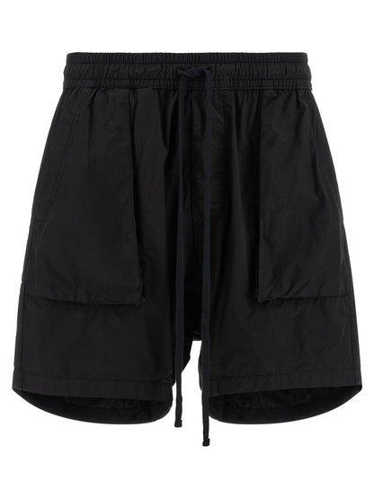 Thom Krom Black Organic Cotton Bermuda Shorts