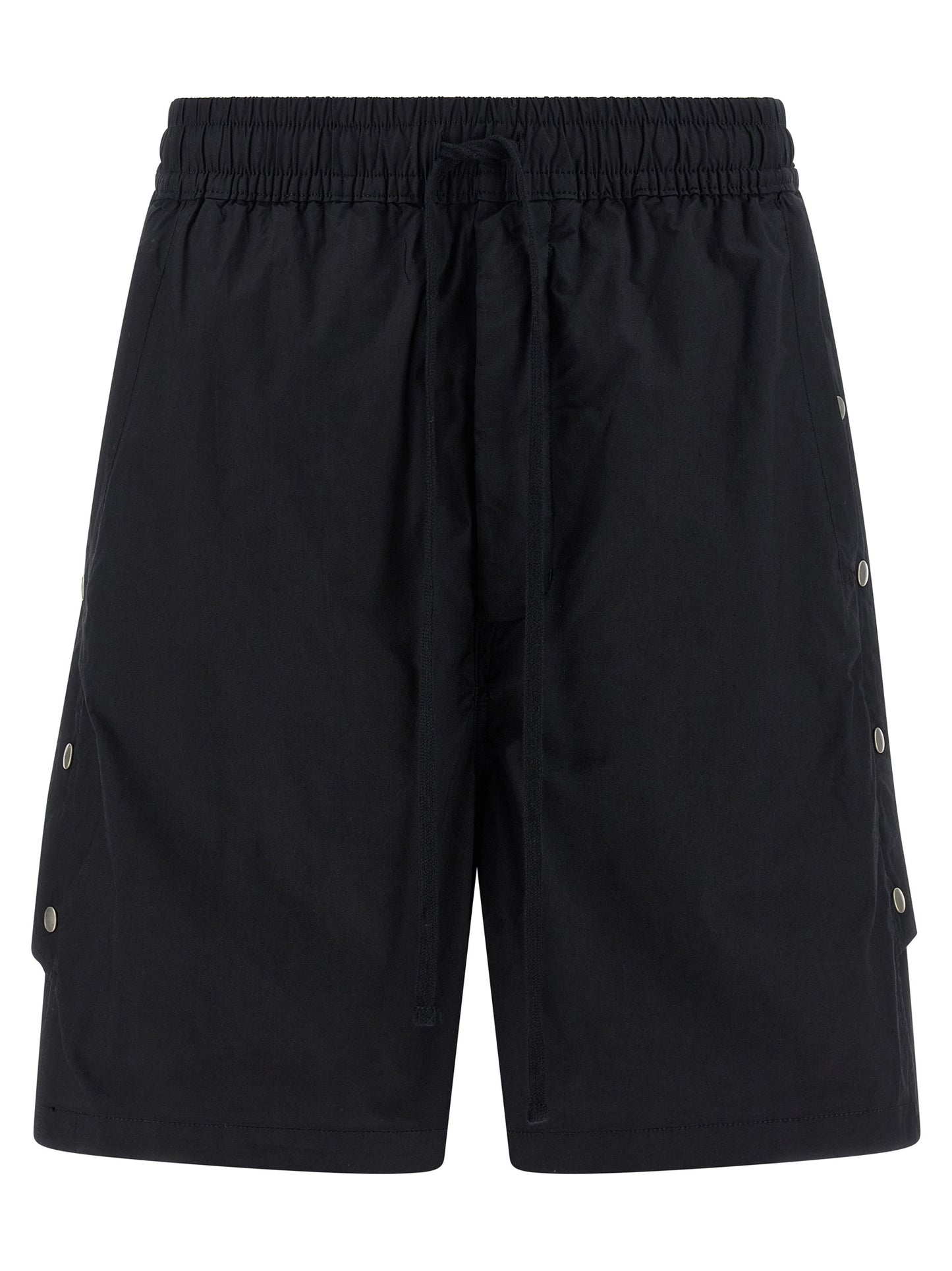 Thom Krom Men's Wide Stretch Cotton Bermuda Shorts - Black