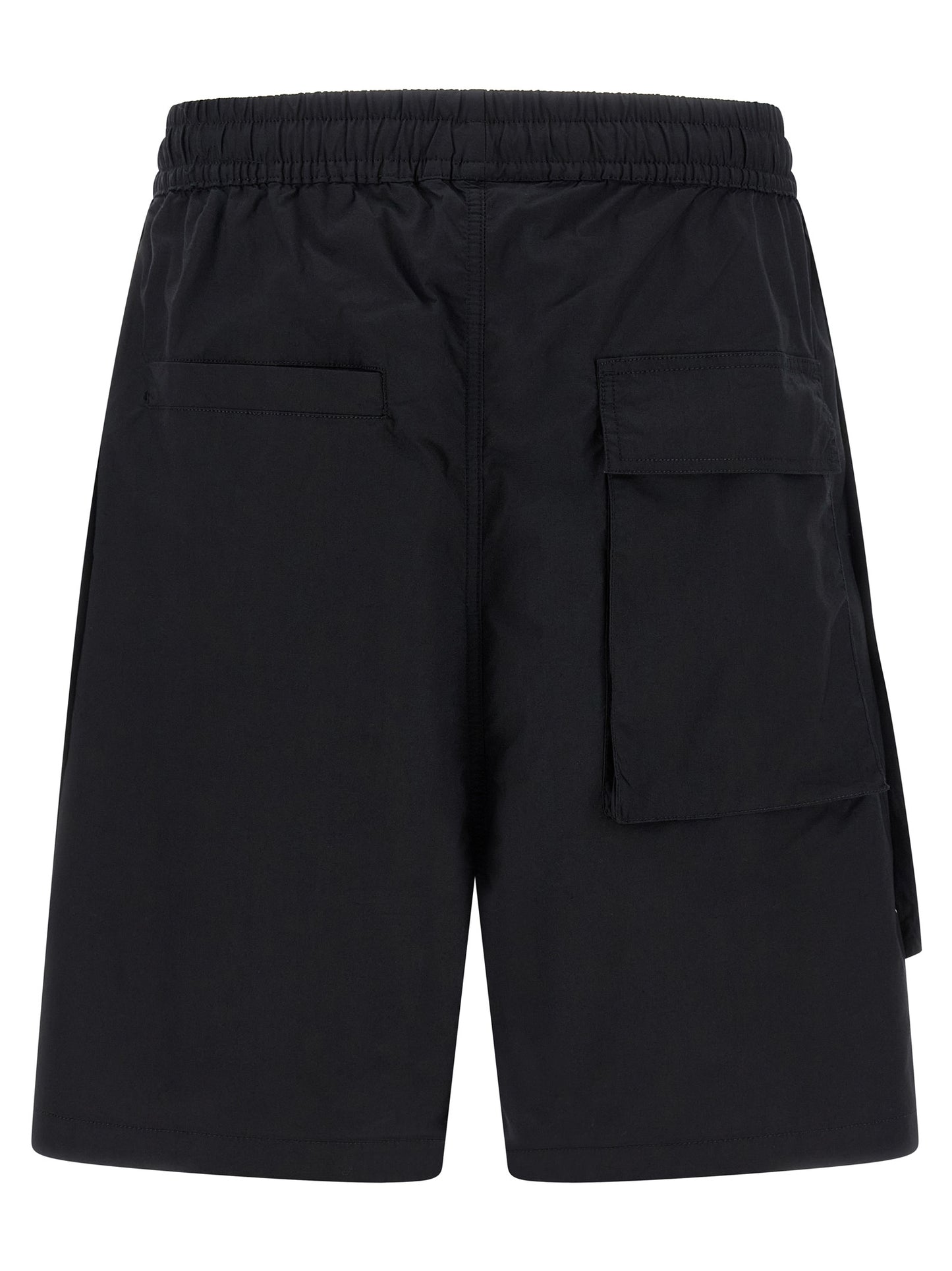 Thom Krom Men's Wide Stretch Cotton Bermuda Shorts - Black