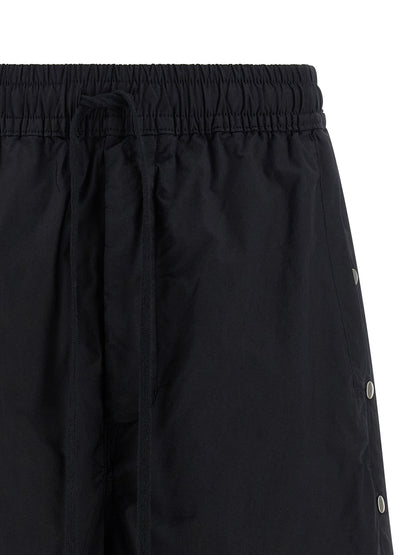 Thom Krom Men's Wide Stretch Cotton Bermuda Shorts - Black