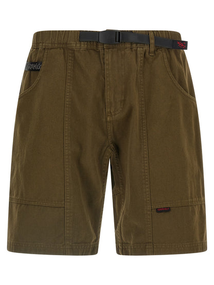 Gramicci Brown Cotton Bermuda Shorts