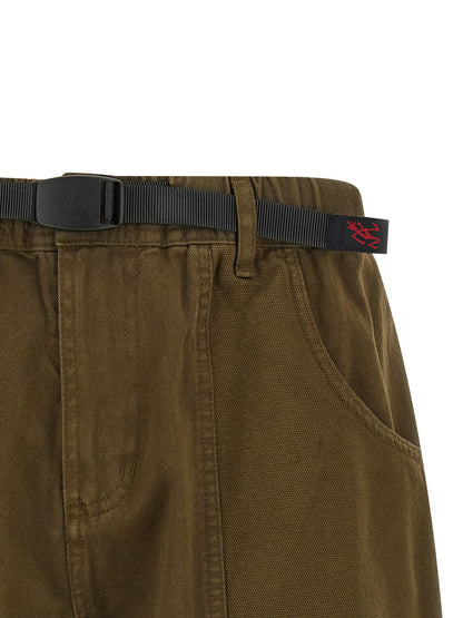 Gramicci Brown Cotton Bermuda Shorts