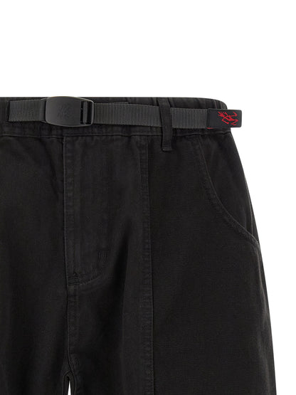Gramicci Black Cotton Bermuda Shorts