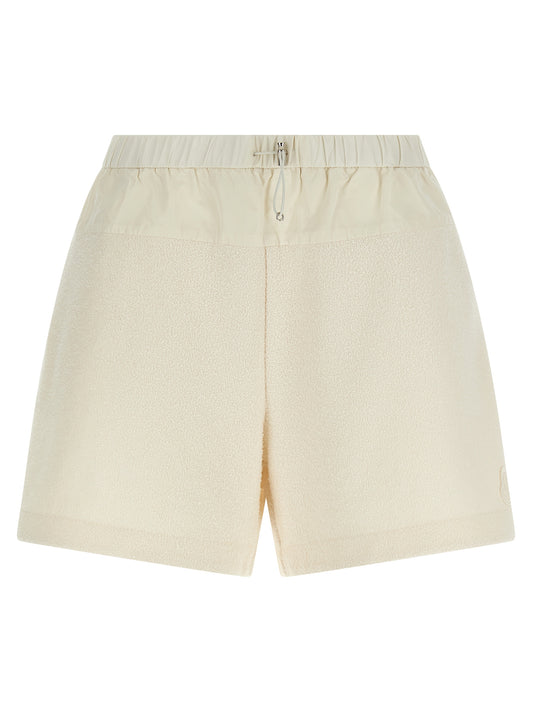 Moncler Women's Polyester & Nylon Bermuda Shorts - White