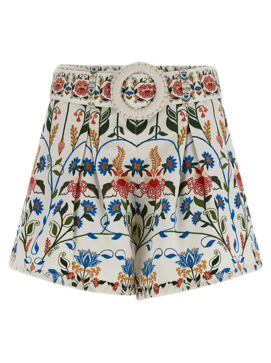 FARM RIO Multicolor Cotton Bermuda Shorts
