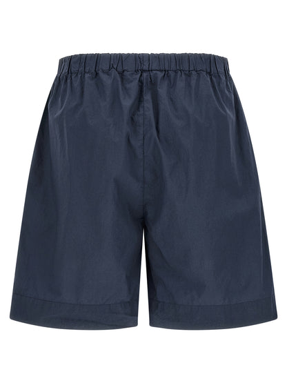 XACUS Blue Cotton Bermuda Shorts