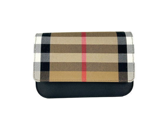 Small Crossbody Handbag by Burberry for women in canvas gold features an versatile silhouette, showcasing a secure and versatile with versatile crossbody-strap & adjustable-strap for a versatile finish.