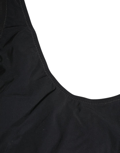Dolce & Gabbana Women's Stretch Nylon One-Piece Swimsuit - Black Gold