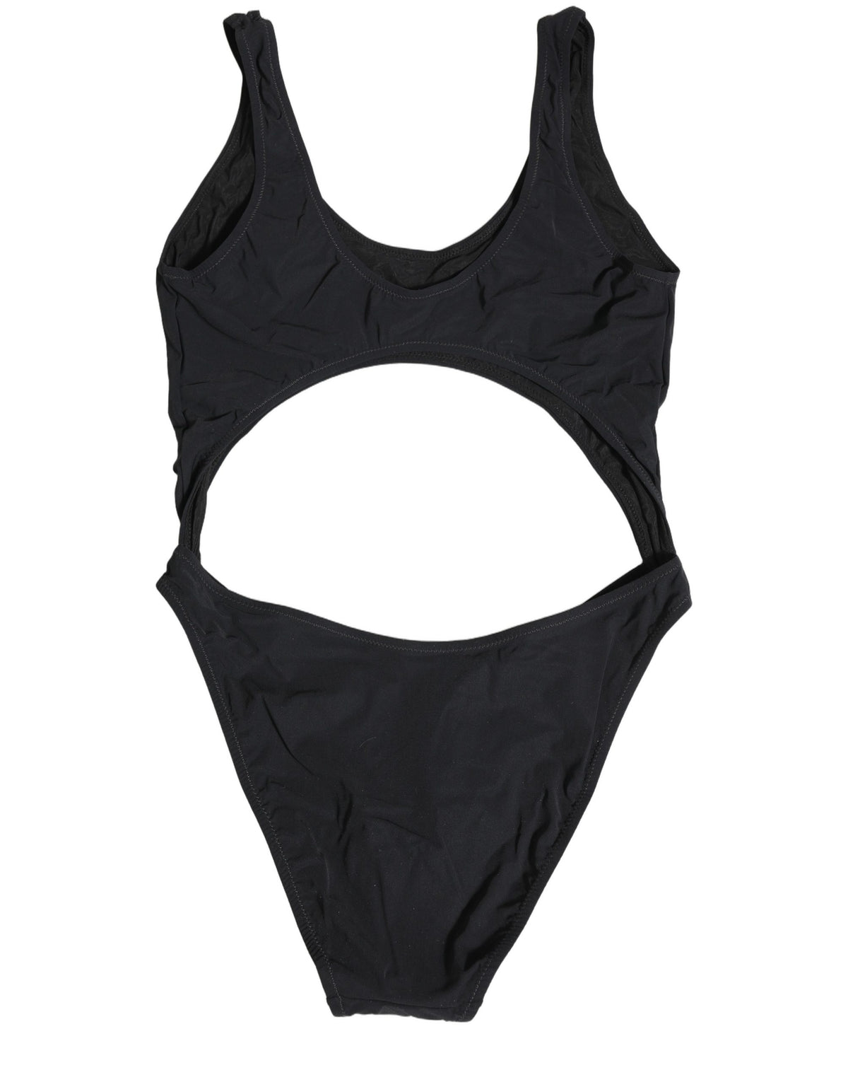 Dolce & Gabbana Women's Stretch Nylon One-Piece Swimsuit - Black Gold