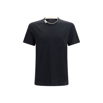 Dolce & Gabbana Black Cotton T-Shirt
