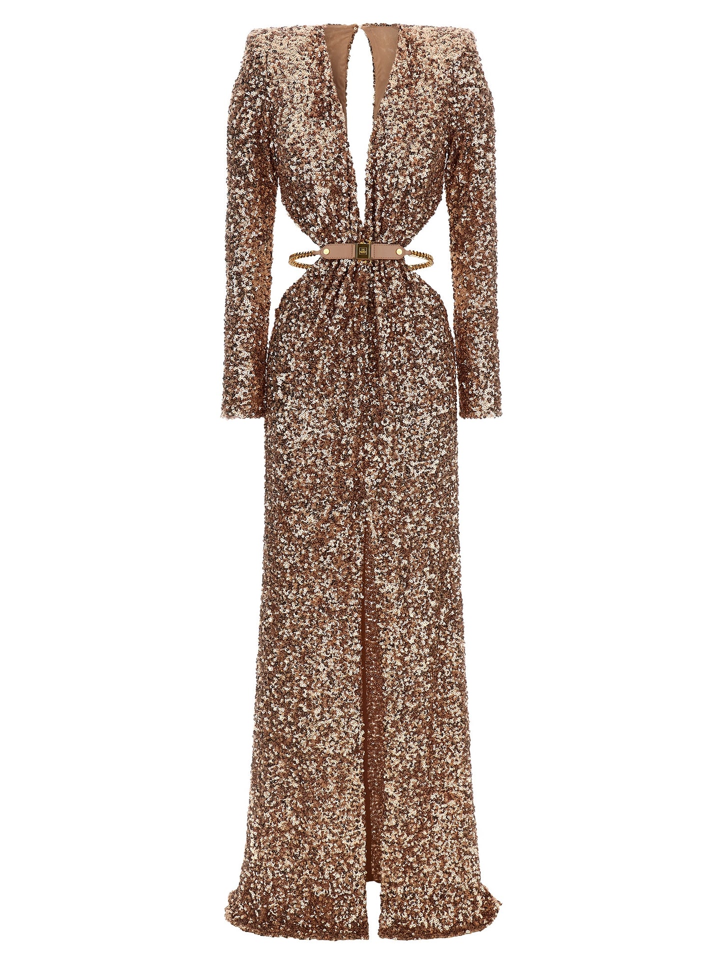 Elisabetta Franchi Multicolor Polyester Long Dress