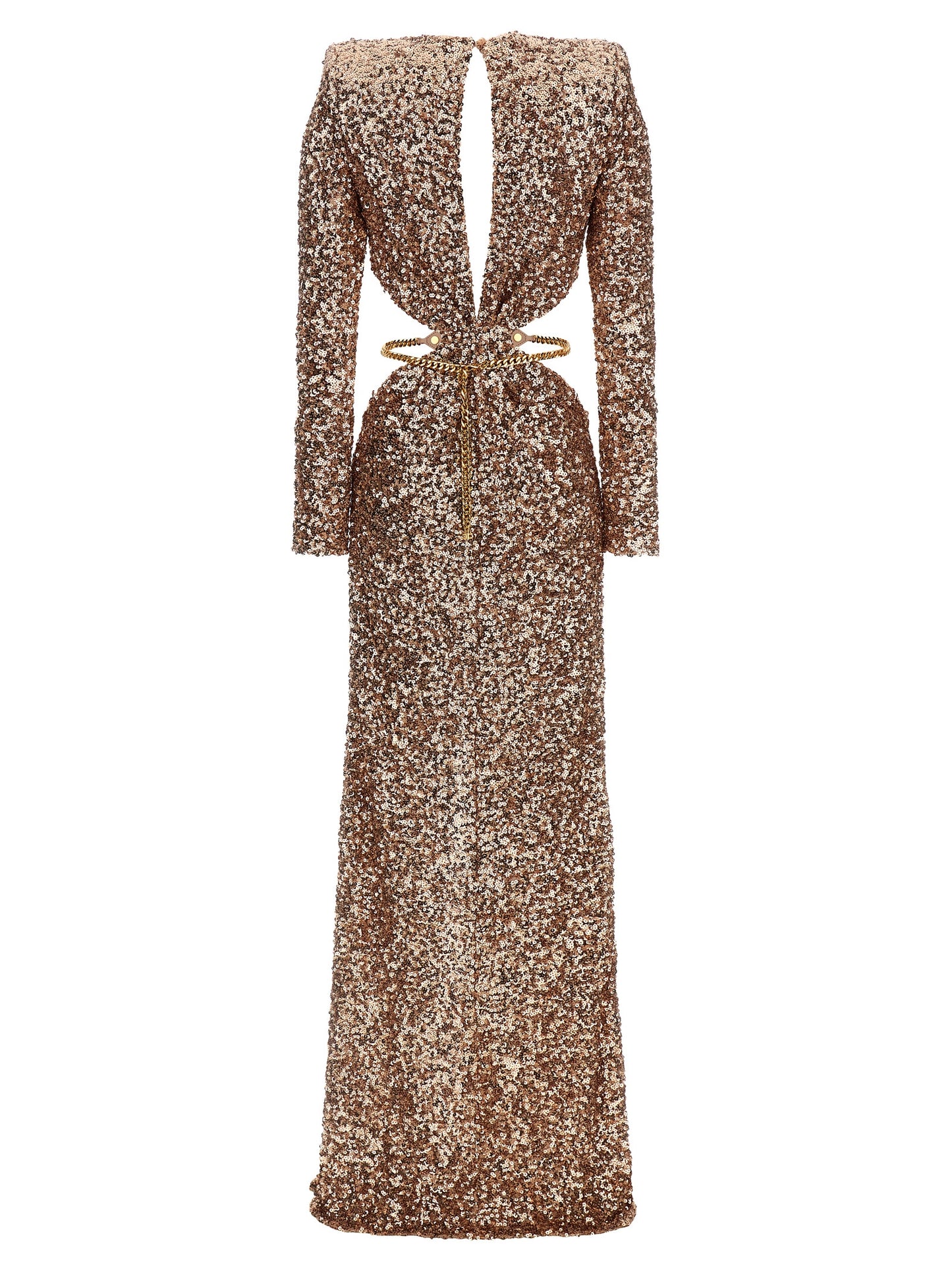 Elisabetta Franchi Multicolor Polyester Long Dress