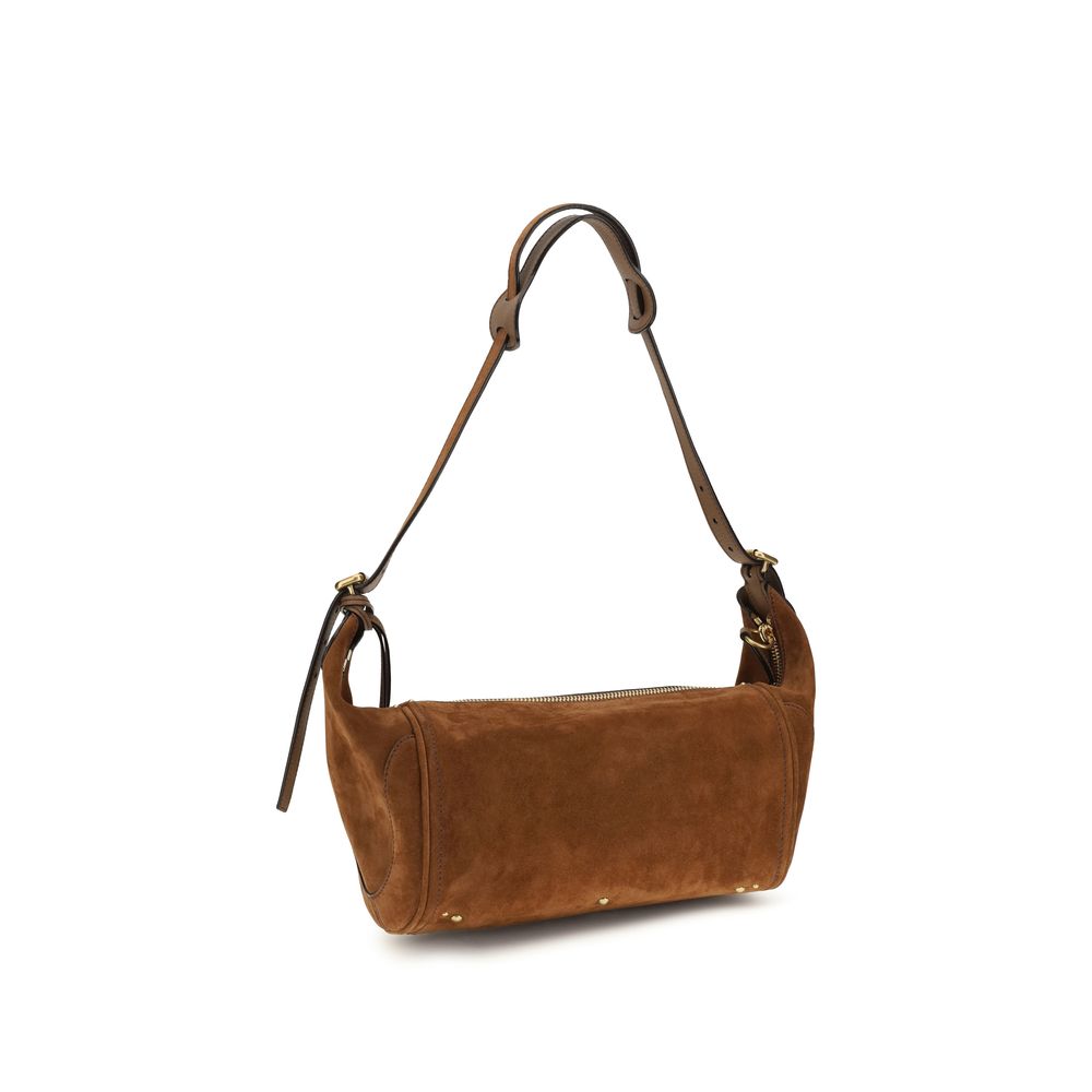 Micro Shoulder Bag by Chloé for women in bos taurus calf nappa leather brown, gold & signature features a effortless sophistication silhouette, secured by a zipper & buckle with ample external-pockets and versatile shoulder-strap & adjustable-strap for a effortless sophistication finish.