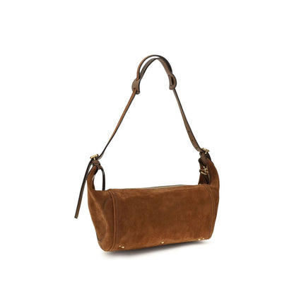 Micro Shoulder Bag by Chloé for women in bos taurus calf nappa leather brown, gold & signature features a effortless sophistication silhouette, secured by a zipper & buckle with ample external-pockets and versatile shoulder-strap & adjustable-strap for a effortless sophistication finish.