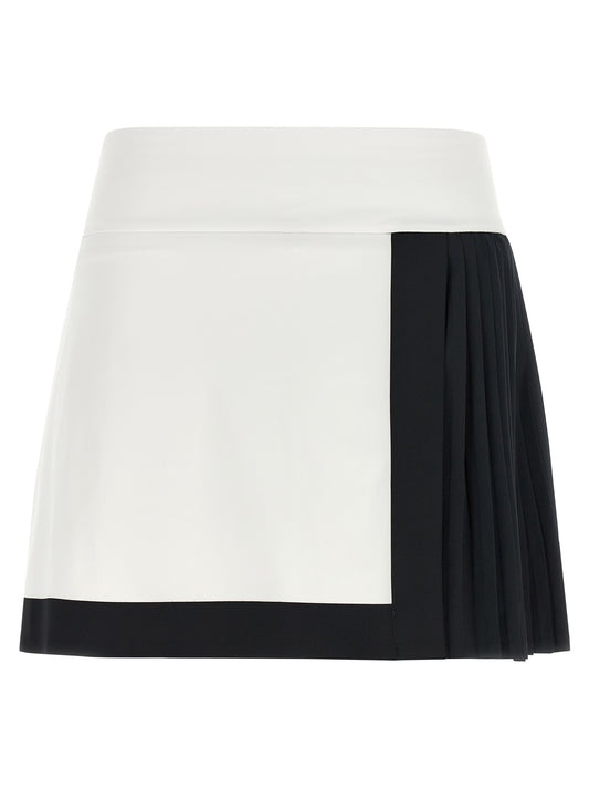 GOLDBERGH Women's Stretch Polyamide Bermuda Shorts - Bicolour Black White