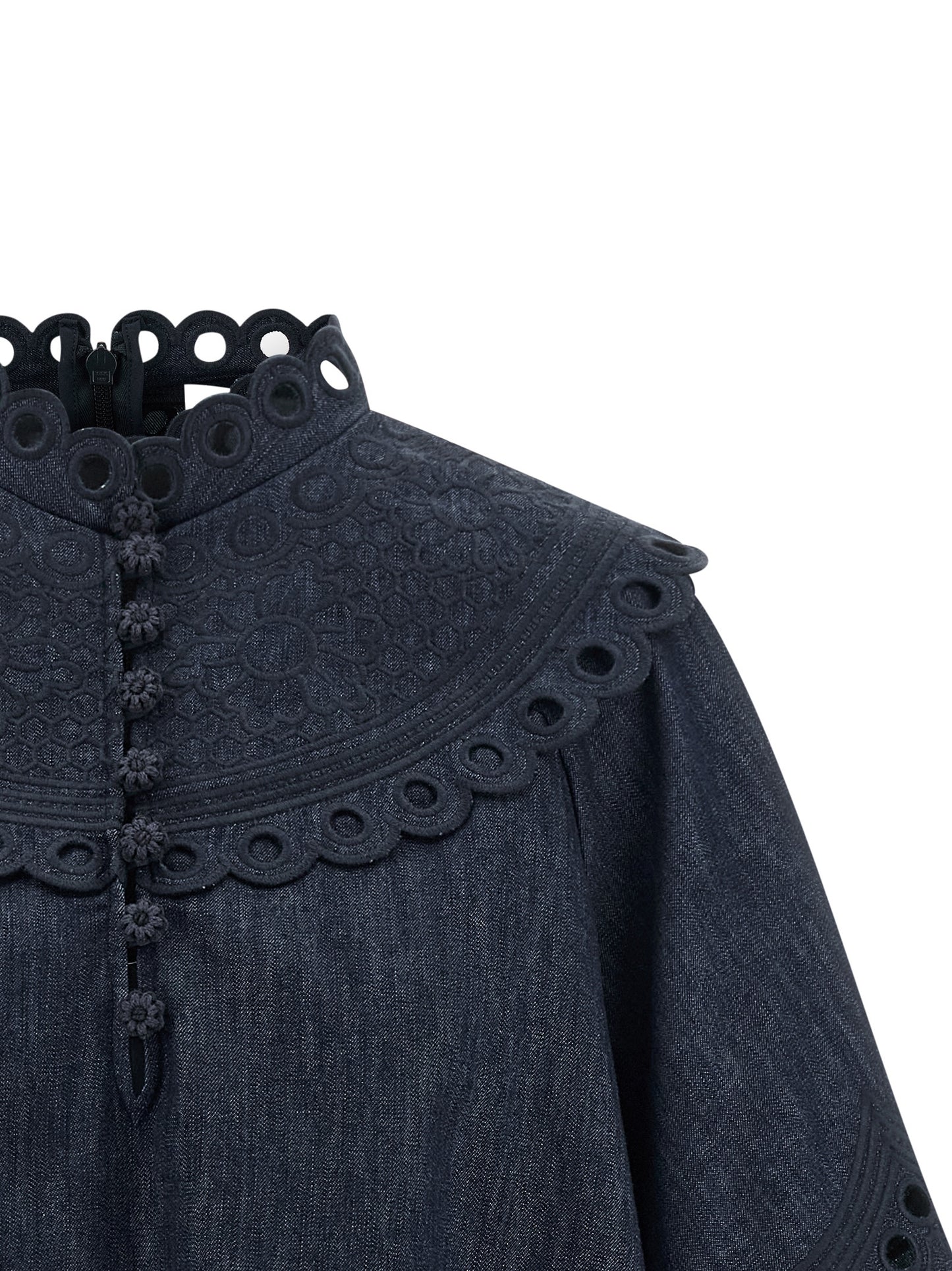 Zimmermann Blue Cotton Blouse