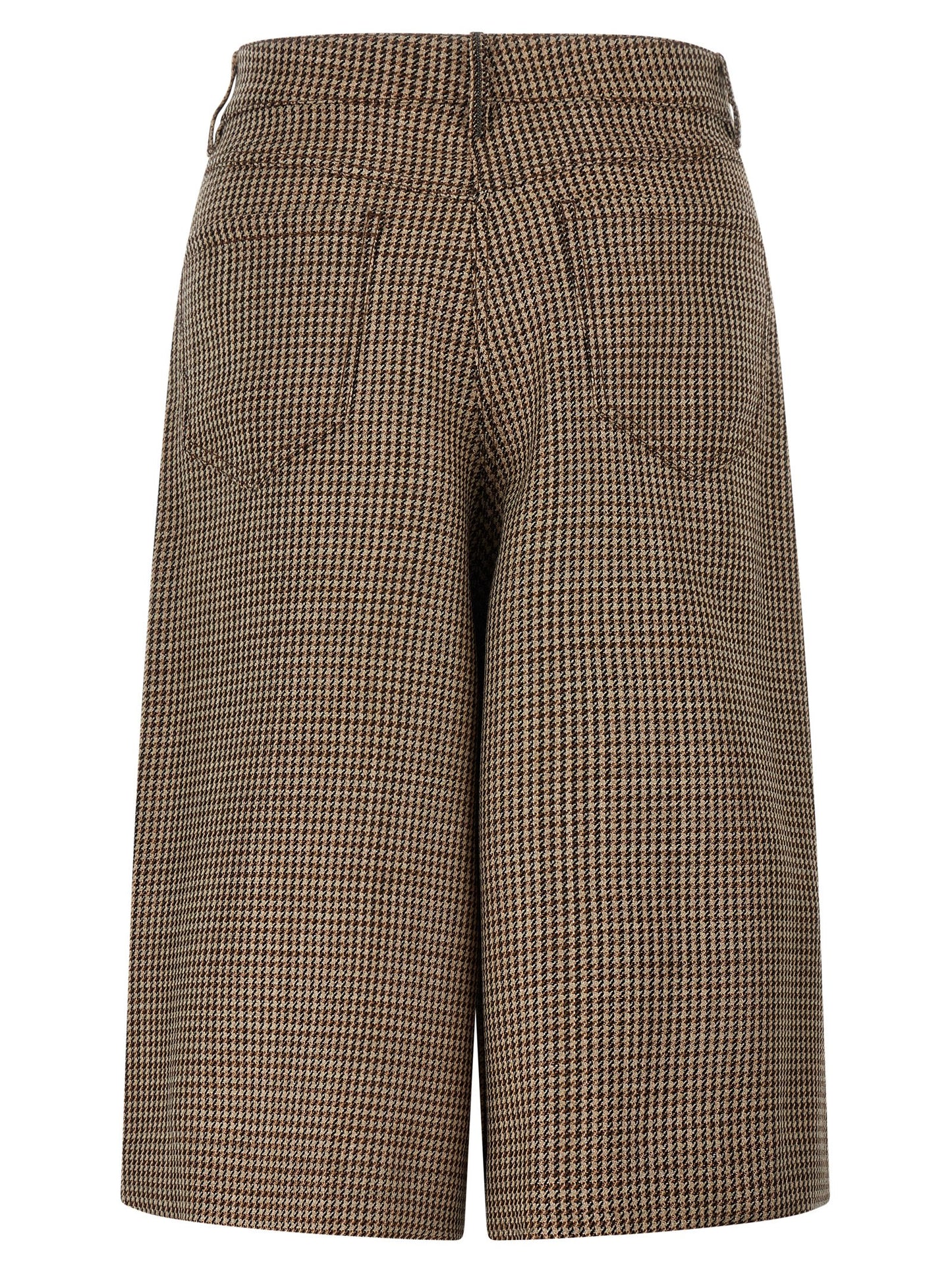 Brunello Cucinelli Brown Virgin Wool Bermuda Shorts