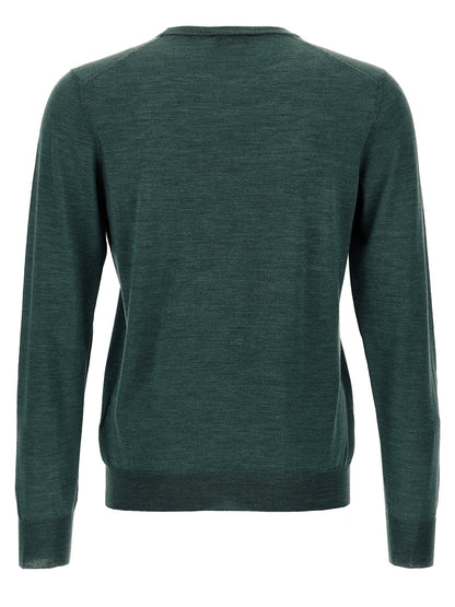 Barba Napoli Bicolor Wool Cardigan