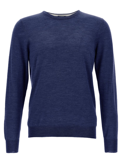 Barba Napoli Blue Wool Cardigan