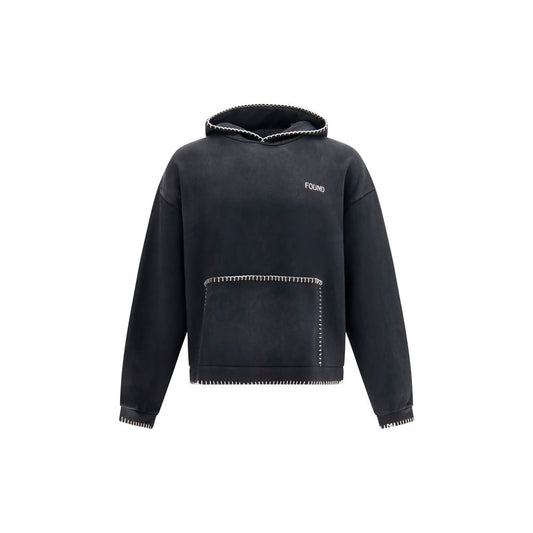 FOUND Black Cotton Sweatshirt