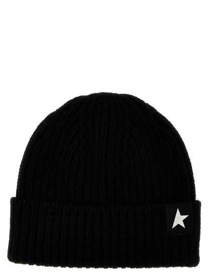 Golden Goose Black Wool Beanie