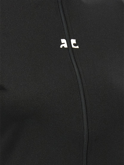 Courrèges Black Polyester Top