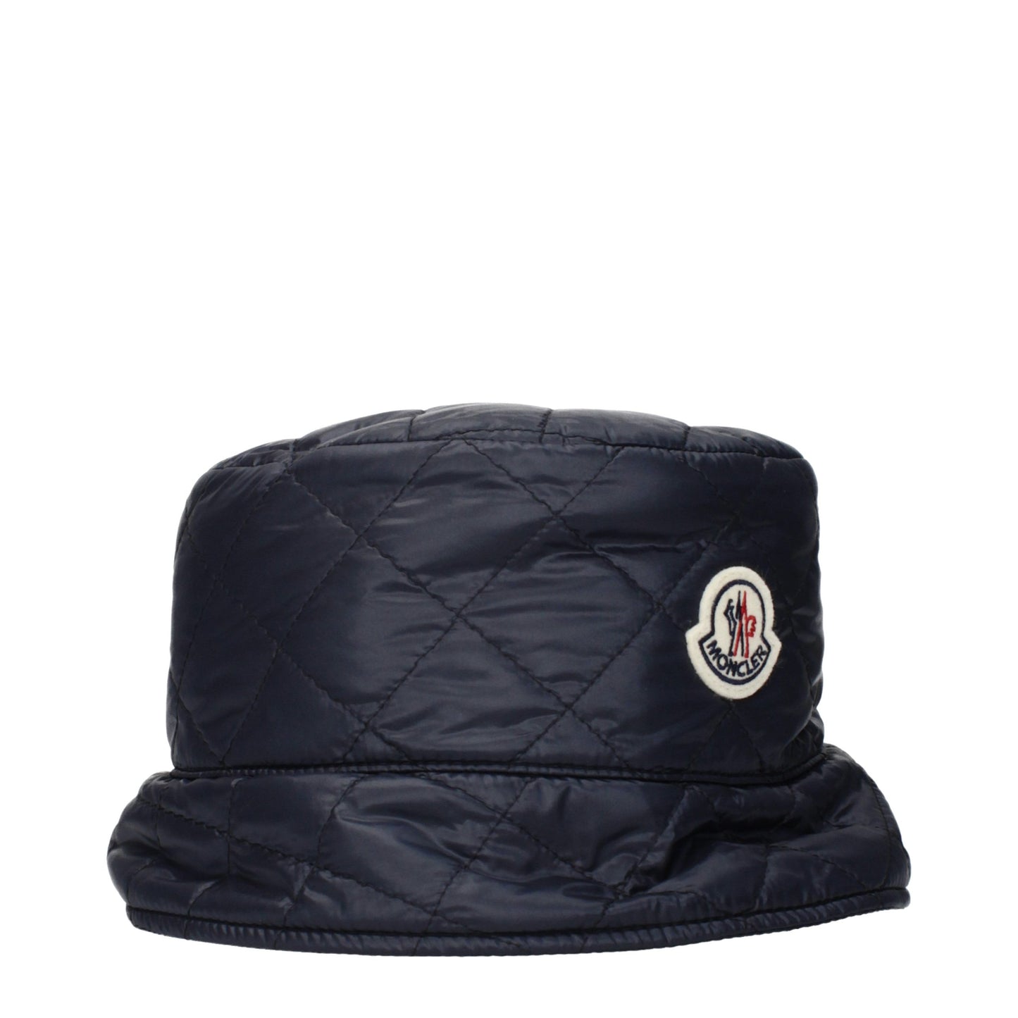 Bucket Hat by Moncler for women in cotton blue features an cosmopolitan luxe silhouette, artfully capturing the essence of the cosmopolitan luxe Cotton Bucket Hat design for a sophisticated look.