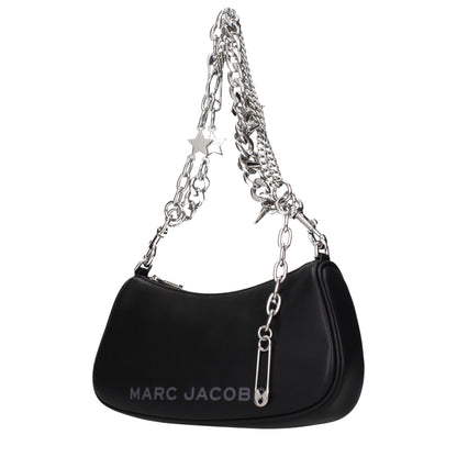 Shoulder Bag by Marc Jacobs for women in leather black features a effortless chic silhouette with a secure , ample , and versatile shoulder-strap & handle for a effortless chic finish.