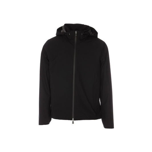Herno Black Polyester Shell Jacket