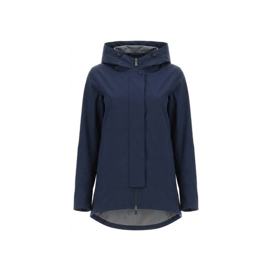 Herno Blue Polyester Shell Jacket